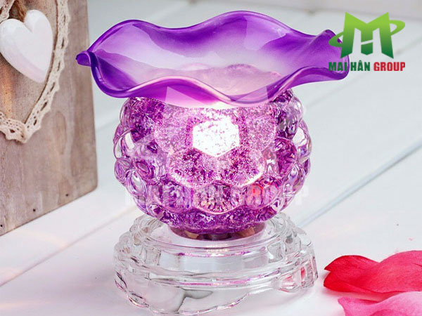 Đèn xông tinh dầu thủy tinh mẫu 2