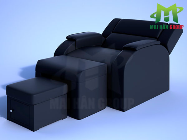 Mẫu ghế foot massage có 2 đôn lớn - nhỏ