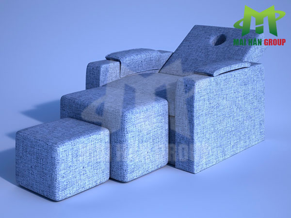 Mẫu ghế foot massage đa năng có thể sử dụng làm các liệu trình thư giãn, massage đầu vai gáy