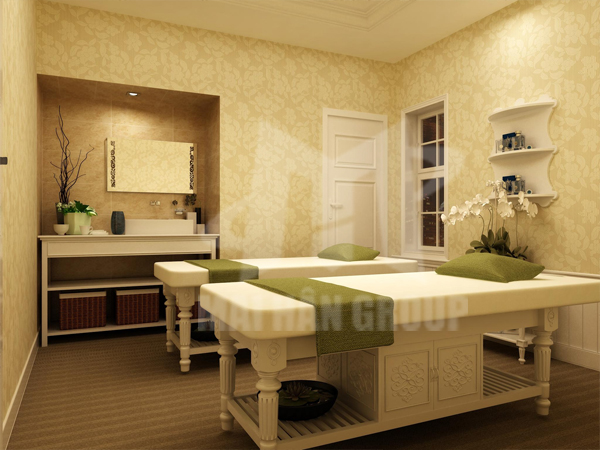 Giường massage tại spa