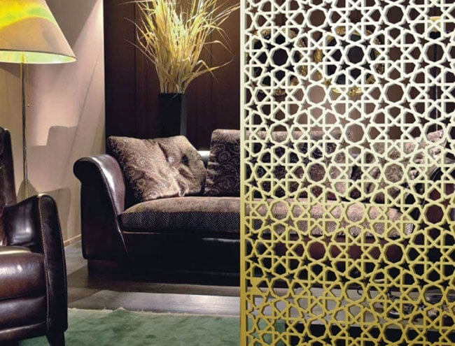 vách ngăn thiết kế đẹp mắt, sang trọng