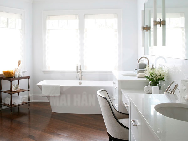 Góc home spa thiết kế màu trắng liệu có làm chị em say đắm