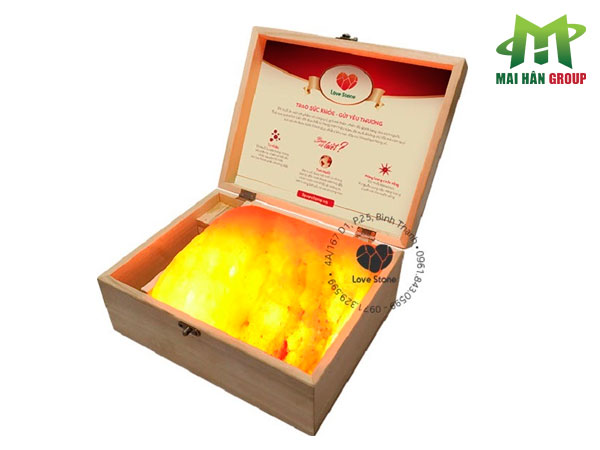 Hộp đá muối massage chân LoveStone Standard VIP