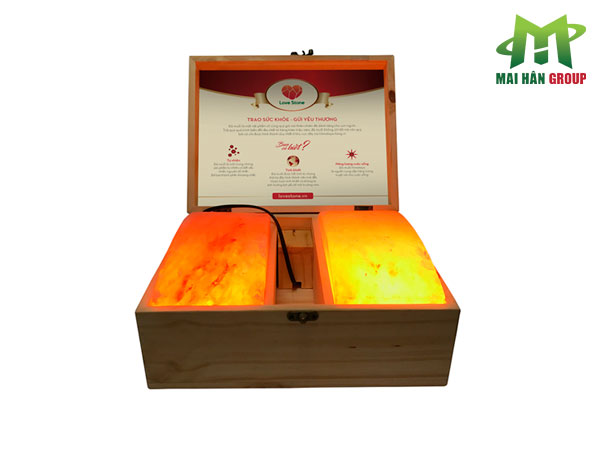 Hộp đá muối massage chân LoveStone Magic
