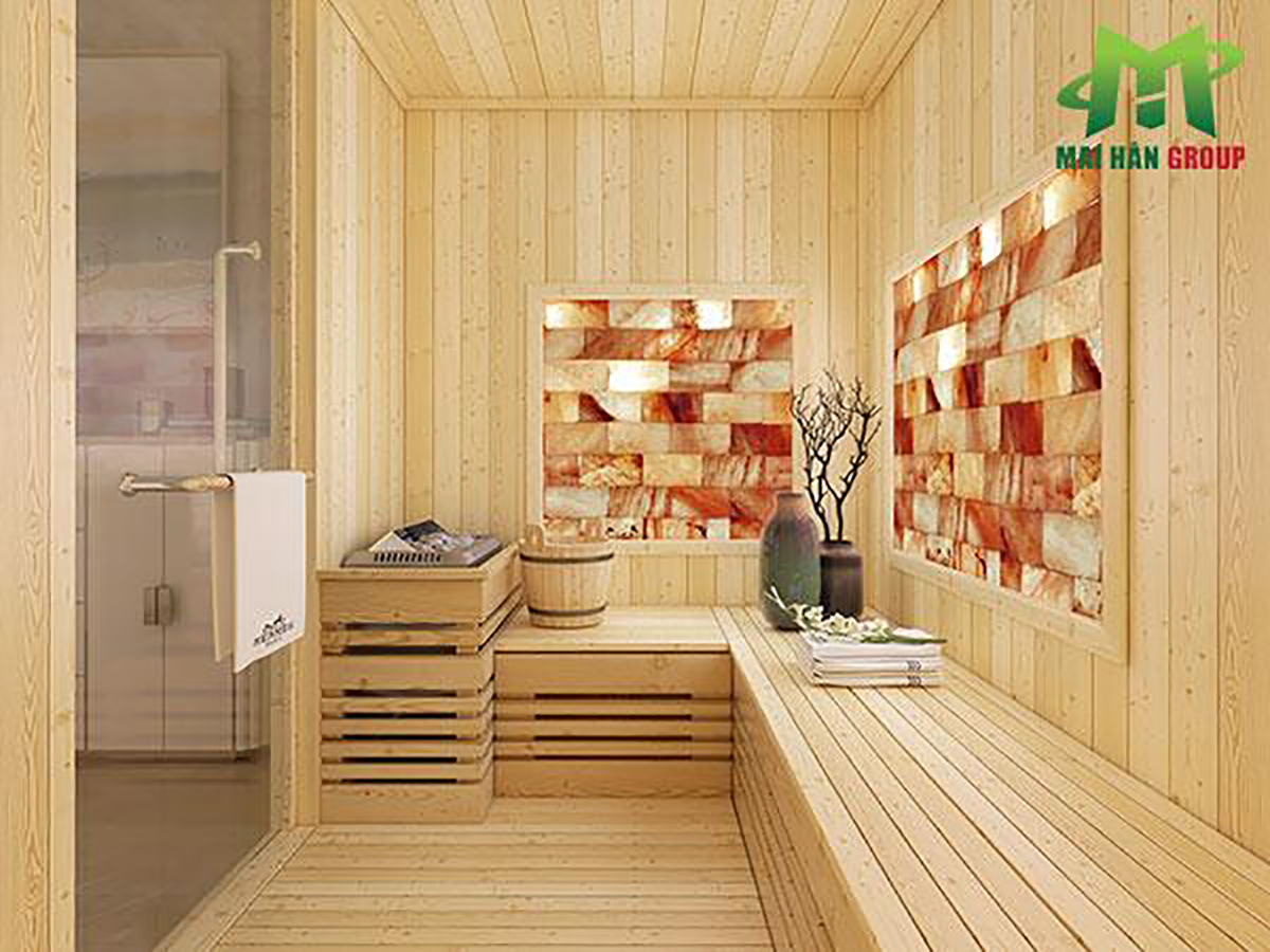 Phòng xông hơi là loại phòng được thiết kế để tạo ra một môi trường nóng ẩm, với nhiệt độ bên ngoài cao hơn nhiệt độ của cơ thể Phòng xông hơi là loại phòng được thiết kế để tạo ra một môi trường nóng ẩm, với nhiệt độ bên ngoài cao hơn nhiệt độ của cơ thể