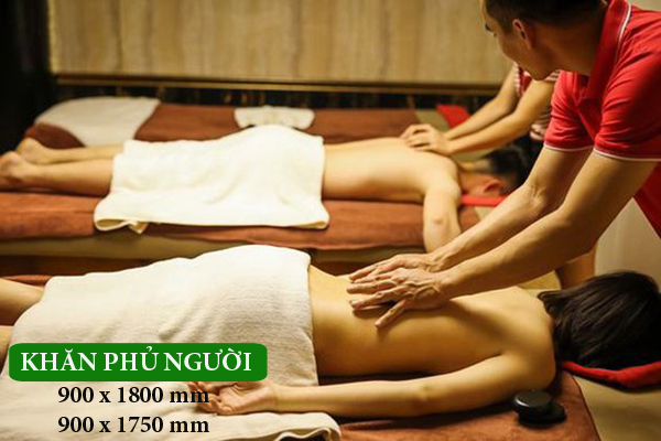 Khăn phủ người spa - Khăn đắp spa Khăn phủ người spa - Khăn đắp spa