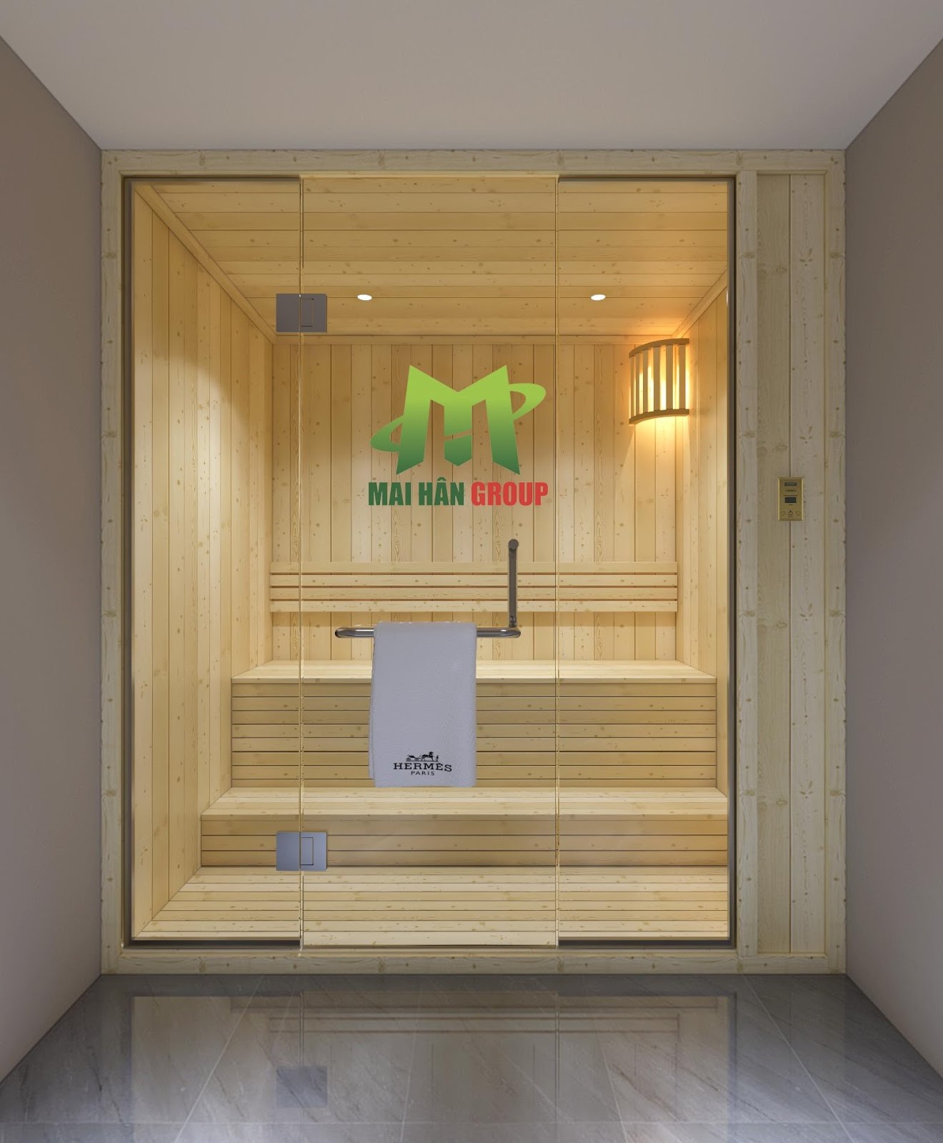 Gỗ Sồi là loại gỗ phổ biến được lựa chọn nhiều nhất hiện nay trong việc lắp đặt phòng xông hơi gỗ. 