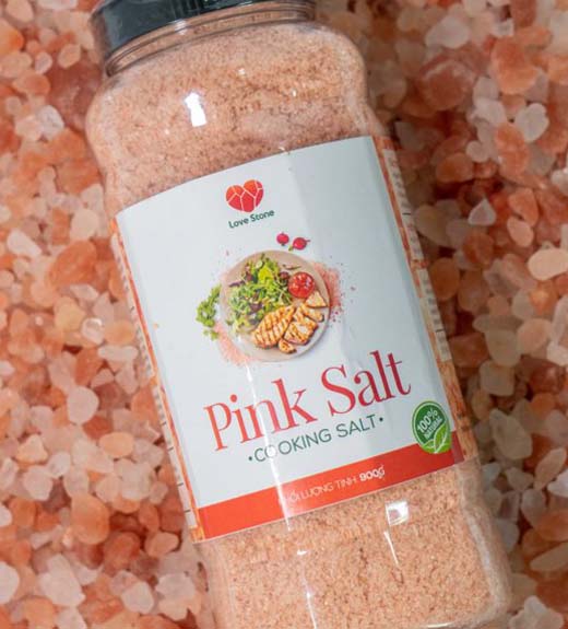 Muối hồng Himalaya có tới 84 khoáng chất và nguyên tố vi lượng khác.