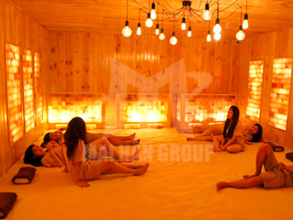 Phòng xông hơi đá muối Himalaya tại spa Phòng xông hơi đá muối Himalaya tại spa