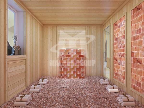 Phòng xông hơi đá muối Himalaya gia đình và spa