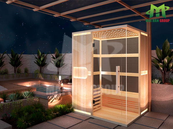 Mẫu ph&ograve;ng x&ocirc;ng hơi gia đ&igrave;nh do Mai H&acirc;n Group thiết kế