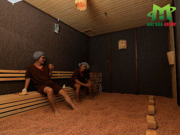 Phòng xông hơi hoàng thổ Phòng xông hơi hoàng thổ