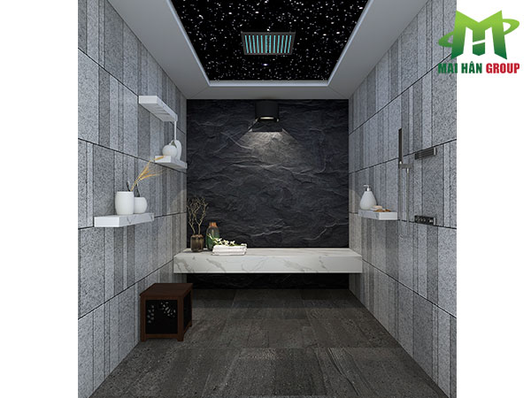 Mẫu phòng xông hơi ướt do Mai Hân thiết kế và thi công