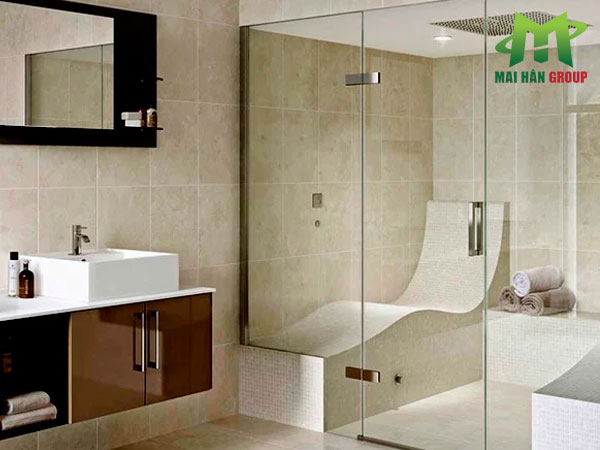 Phòng xông hơi ướt bằng kính