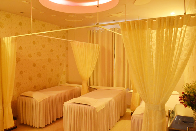 Rèm spa với chất liệu cao cấp, sang trọng Rèm spa với chất liệu cao cấp, sang trọng