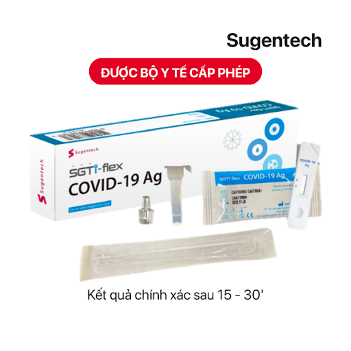 Bộ kit xét nghiệm nhanh SGTi-flex COVID-19 Ag Sugentech Hàn Quốc