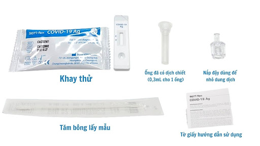 Bộ kit xét nghiệm nhanh SGTi-flex COVID-19 Ag Sugentech Hàn Quốc