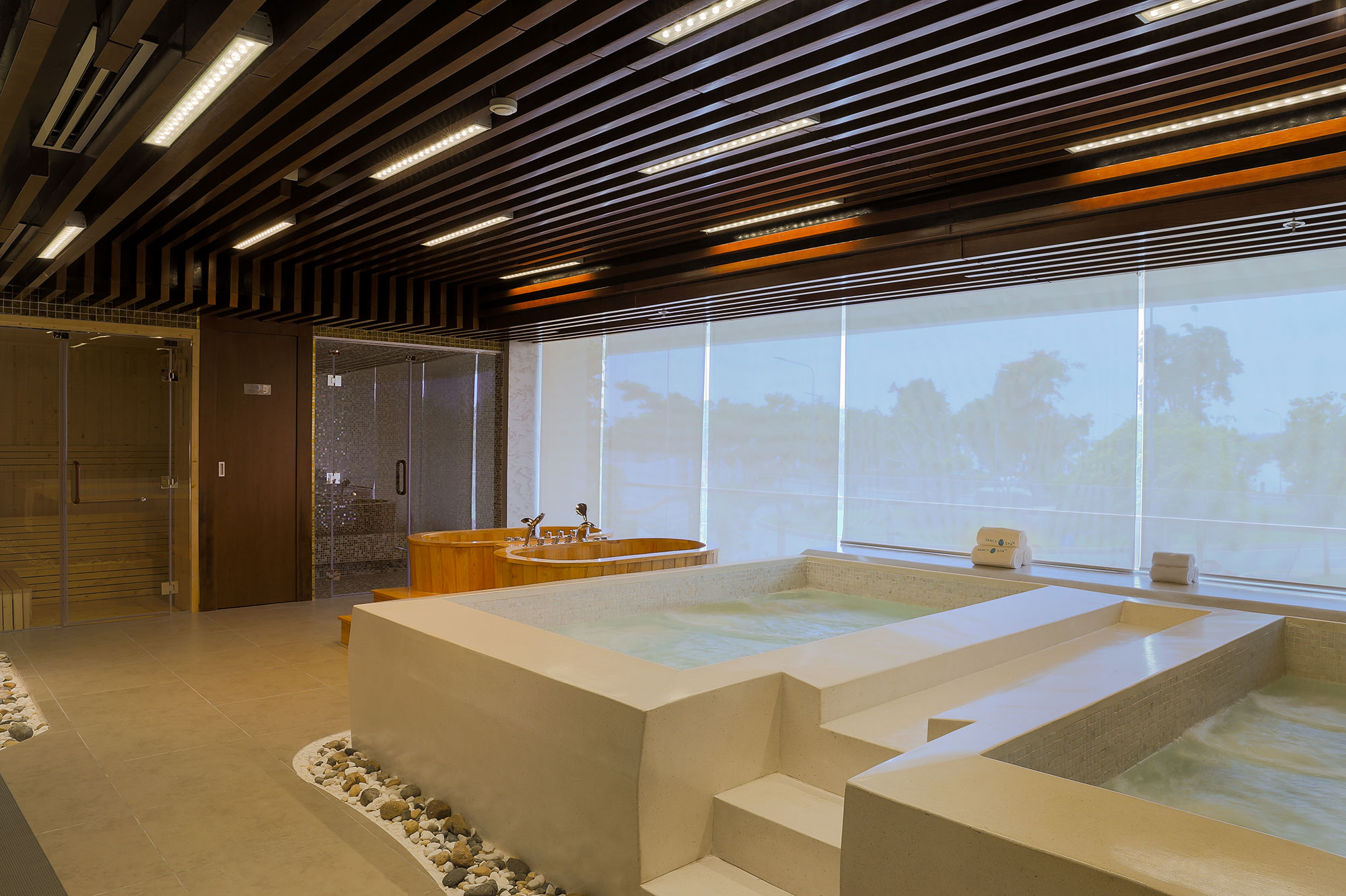 Sancy Spa – Dự án spa nghỉ dưỡng với 6 bồn Jacuzzi do Mai Hân Spa cung cấp