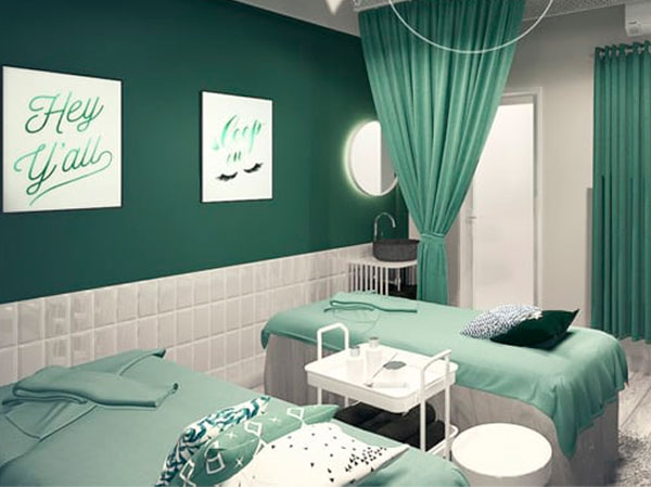 Chọn màu sắc trong thiết kế spa mini Chọn màu sắc trong thiết kế spa mini