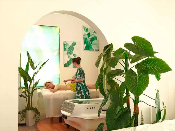Spa mini đảm bảo sự riêng tư tuyệt đối tạo sự thoải mái và cởi mở cho khách hàng