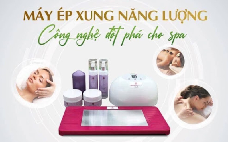 Máy ép xung năng lượng spa - công cụ massage dành cho spa hiện đại Máy ép xung năng lượng spa - công cụ massage dành cho spa hiện đại