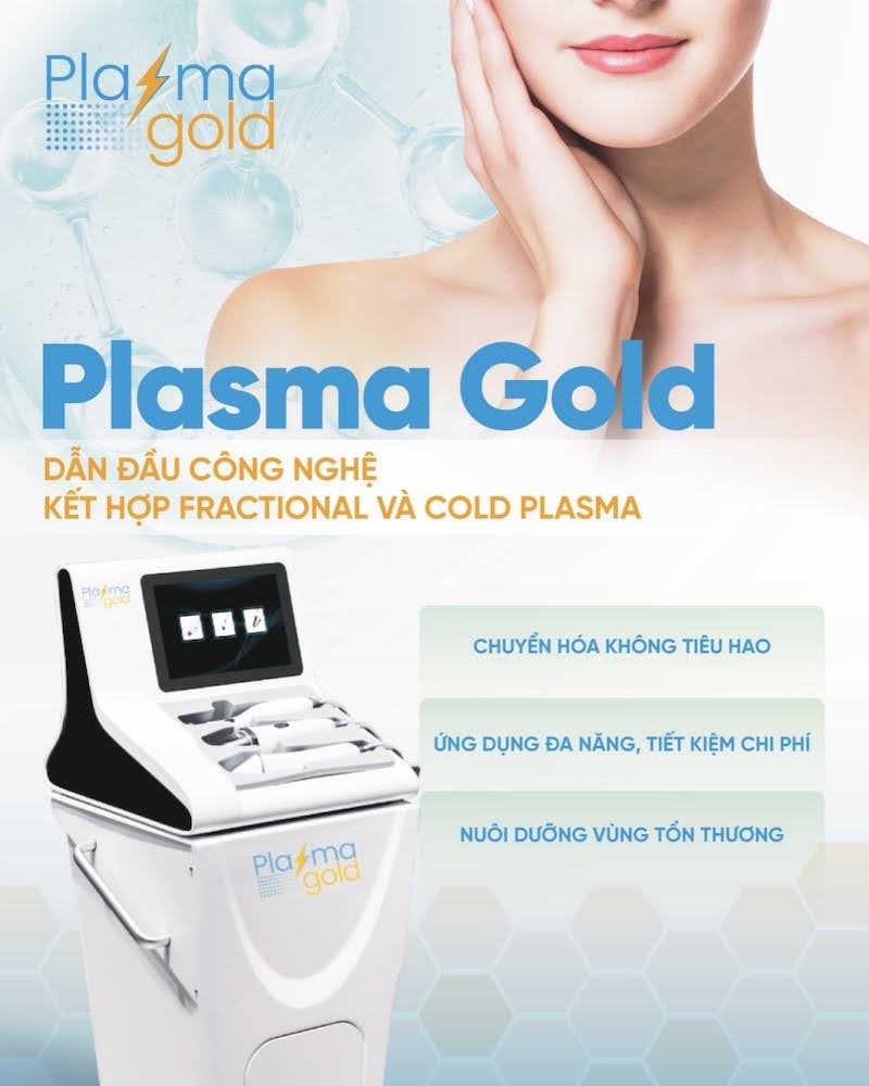 Plasma Gold là thiết bị tiên phong trong làm đẹp và lành thương
